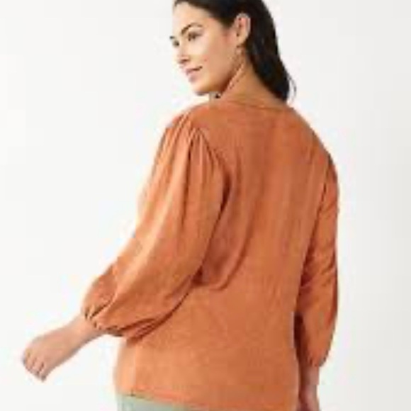 🚨Final Sale🚨!! NWT Sonoma Plus Size Cotton Top Size 2X - Picture 5 of 5